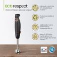 MOULINEX Pied mixeur, Eco-conçu, Lames Powelix, 2 vitesses, Anti-éclaboussures, Ergonomique, Fabriqué en France, Eco Respect-1