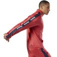 Veste de jogging pour homme Reebok Logo Training Essentials - Rouge - Coupe slim - Manches longues - Fitness-1