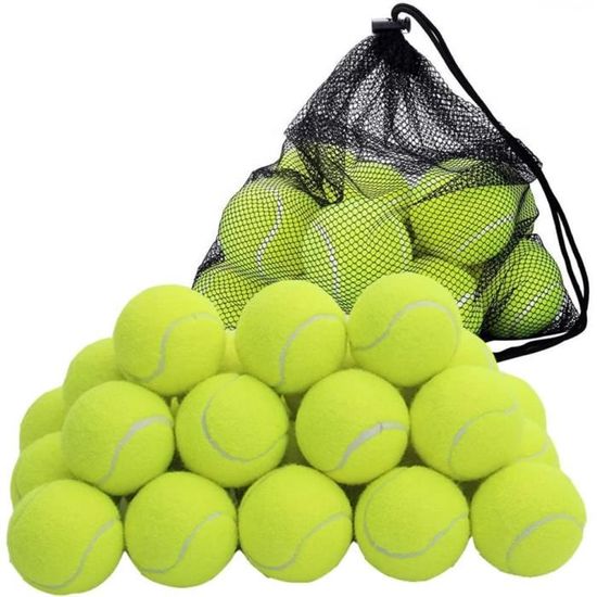 Balles De Tennis Avec Sac De Rangement En Maille – Balle De Tennis Épaisse  De Qualité – Parfait Pour Les Jouets De Chien, L'E[H1850] - Cdiscount Sport