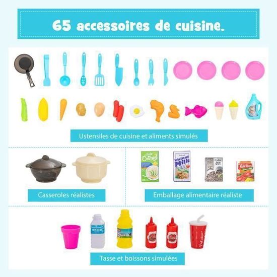 Barbecue Jouet Pour Enfants Avec Lumières Et Sons - Charbon Lumineux - Accessoires Inclus - Dès 3 Ans
