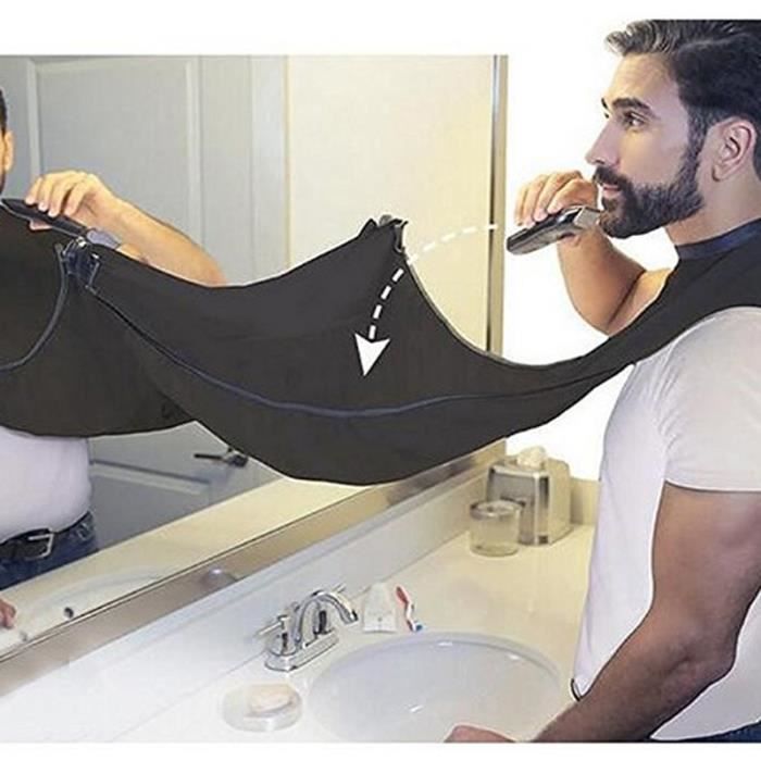 Yida-world® Homme Étanche Barbe Rasage Tablier Cap Tissu Bavette Visage  Cheveu Moustaches NF - Cdiscount Au quotidien