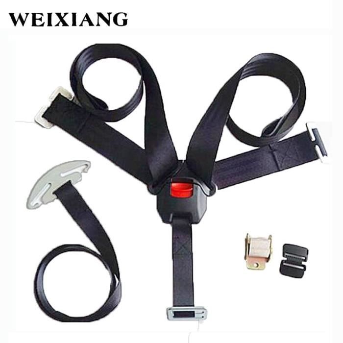 Accessoires auto 5 Points harnais bebe siege de voiture ceinture de securite enfant ceintures de securite pour Type Full Set