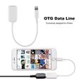 Dioche cordon adaptateur OTG pour iPhone Câble de données OTG / cordon adaptateur, ligne de données USB OTG pour iPhone-2