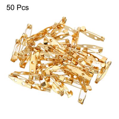100 épingles De Sécurité 15 Mm - Pour Badges, Cartes, Couture, DIY - Métal Argenté - Lot économique