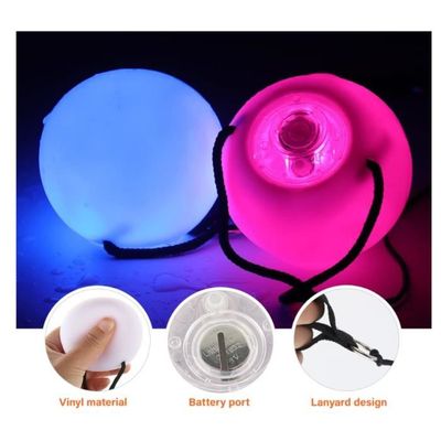 Balles De Jonglage à LED Avec Couleurs Arc-en-Ciel Et Effet Stroboscopique, Jouet Boule LED De