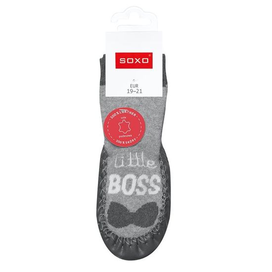 Chaussons Chaussettes Bebe Avec Semelle En Cuir Little Boss Gris Cdiscount Chaussures Chaussons Chaussettes Bebe Avec Semelle En Cuir Little Boss Gris Cdiscount Chaussures