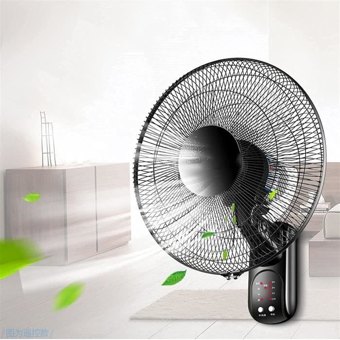 Ventilateurs,Ventilateur Mural Mural Silencieux Télécommande Ventilateur  Électrique Ménage Mural Mur Puissant Industriel Secou[588] - Cdiscount  Bricolage