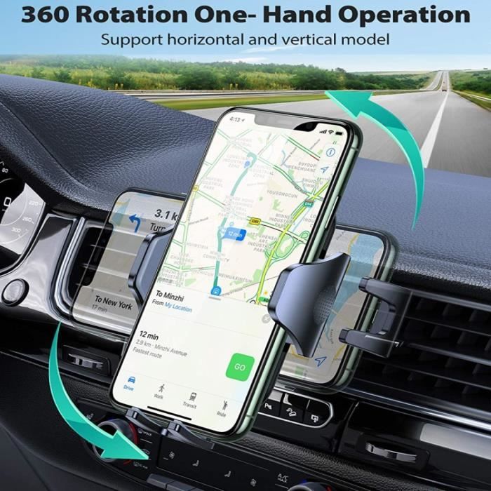 Adorling Support Voiture Telephone Support Telephone Voiture 3 in 1 Porte Telephone  Voiture Ventouse Socle Telephone Voiture Rotation 360 Degrés Universel pour  Tableau Voiture Grille Aeration : : High-Tech