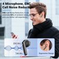 Ecouteurs Bluetooth sans Fil Ecouteurs Bluetooth 5.3 Écran LED ENC Réduction de Bruit Mic Hi-FI Son Stéréo IP6 Étanche.[Z422]-3