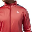 Veste de jogging pour homme Reebok Logo Training Essentials - Rouge - Coupe slim - Manches longues - Fitness-3