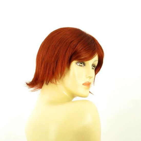 perruque rousse courte