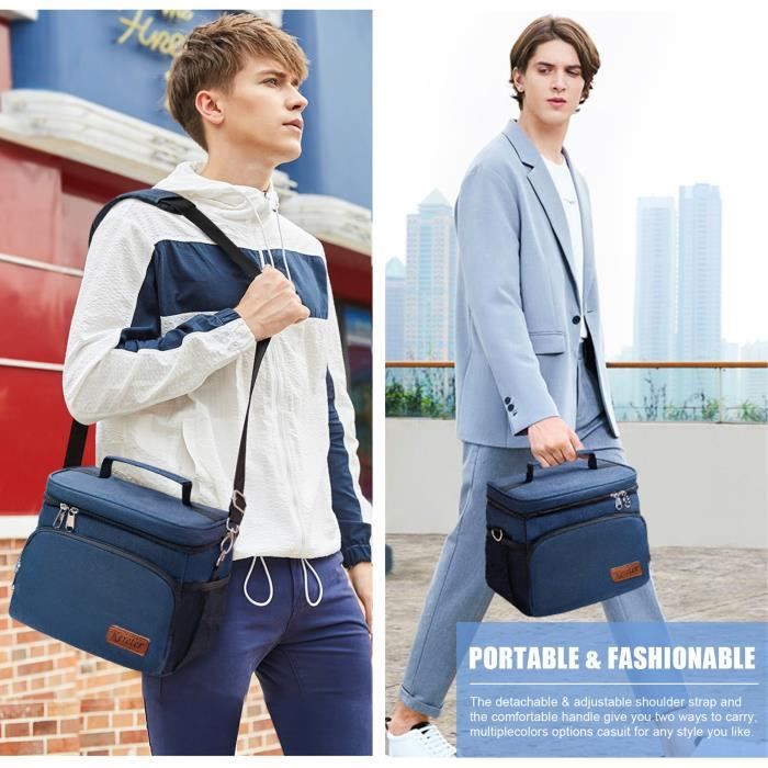 Lunch Bag Sac Lunch R utilisable Sac Isotherme Repas Sac