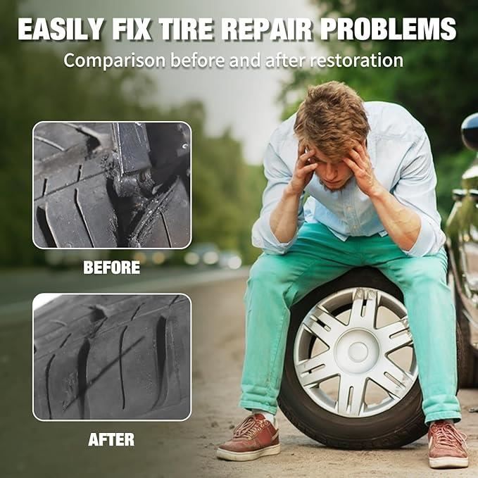 Caoutchouc Réparation de pneu Colle Réparation Fissures de pneu