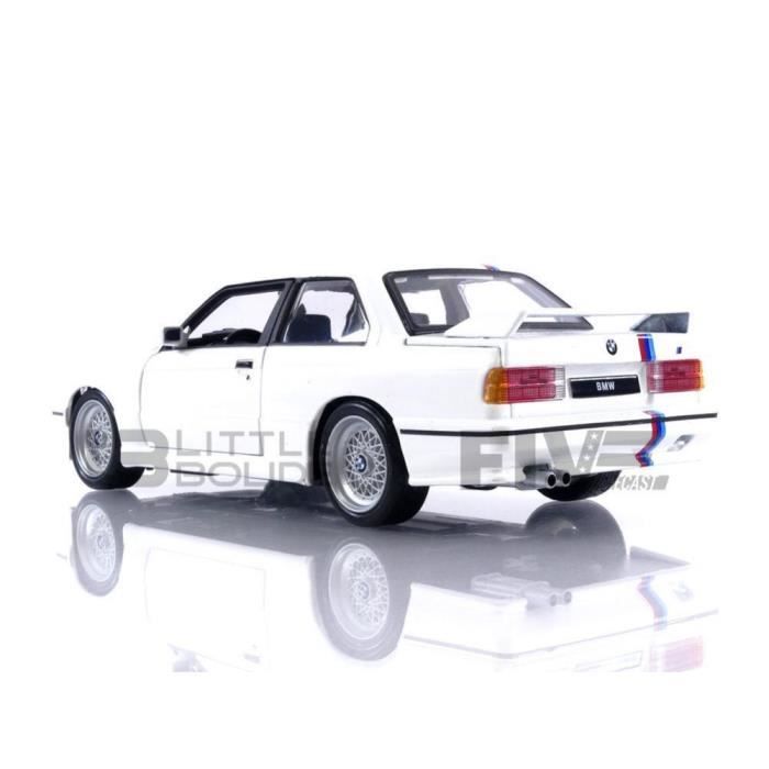 Burago 1/24 BMW M3 1988 Blanche - Voiture Miniature Pour Enfant Dès 3 Ans, Modèle Réaliste
