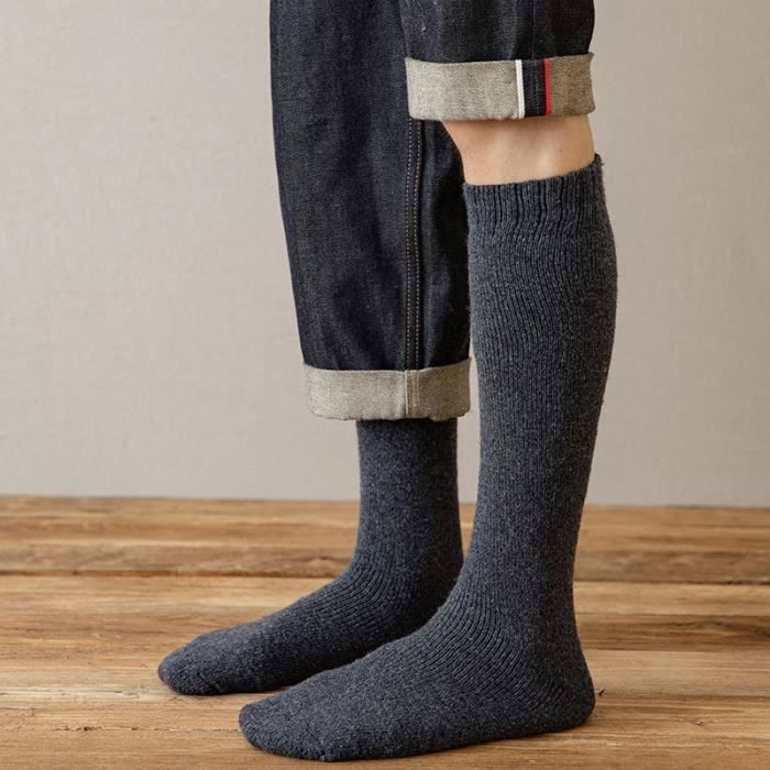 Lot de chaussette homme chaussettes longues paires ECELEN