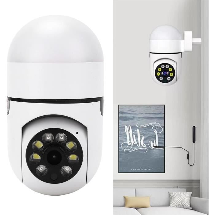 Caméra De Sécurité Intérieure WiFi - Vision Nocturne 1080P, Angle 150°, Détection Mouvement, Mini Caméra Discrète Pour La Maison