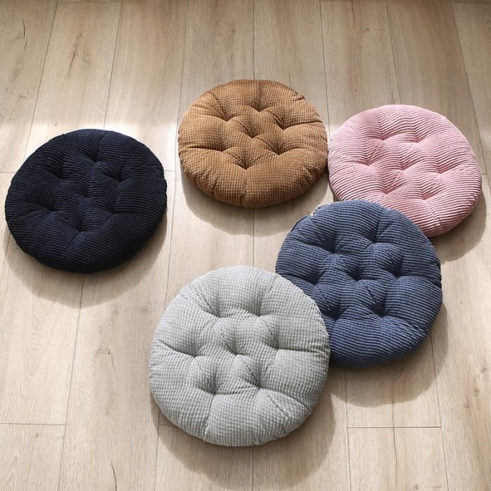 VALINK Coussins de chaise ronds et confortables - Coussin de siège rond
