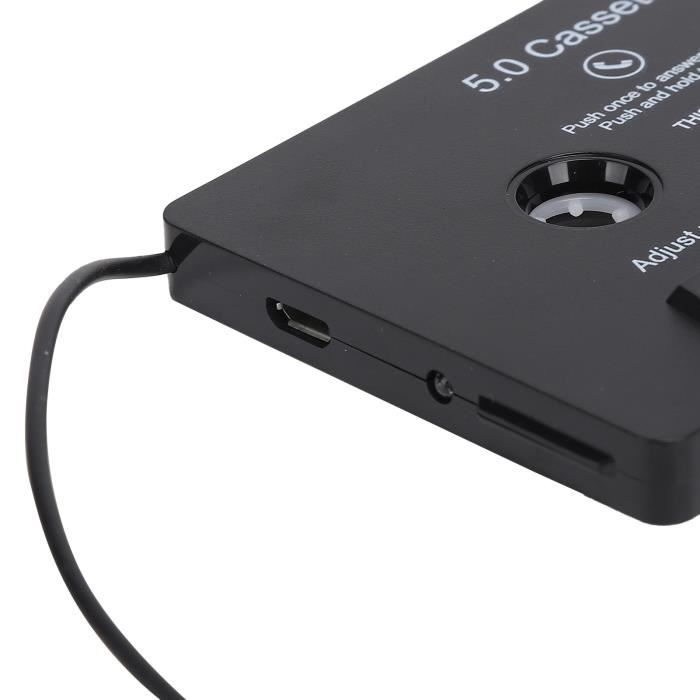 Zerone Adaptateur de cassette Bluetooth de voiture Adaptateur de cassette  Bluetooth Convertisseur de bande Bluetooth Convertisseur