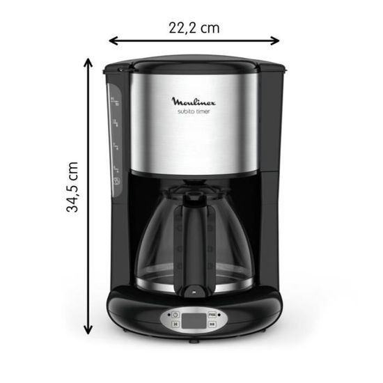 Moulinex 15 Tazas De Cafetera 1000w - Fg370d11 con Ofertas en Moulinex 15 Tazas De Cafetera 1000w - Fg370d11 con Ofertas en