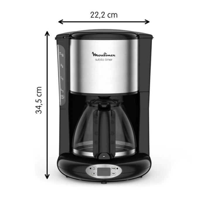 Cafetière à Filtre MPM MKW-05 Programmable 1,8L - 15 Tasses - 950W
