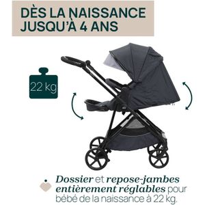 Adaptateur Fast In Chicco Pour Siège-auto KeyFit Sur Poussette Miinimo 3 - Compatible Avec Normes Isofix