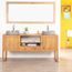 Meuble Double Vasque En Teck Massif Thea 165 Cm Achat Vente