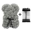 25cm Rose Ours Coeur Fleur Artificielle Rose Ours En Peluche Pour Les Femmes Saint Valentin Mariage Anniversaire Cadeau E Achat Vente Fleur Artificielle Cdiscount