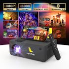 Mini Vidéoprojecteur WiFi Bluetooth - 15000 Lumens -1080P Native - LaylaTang V91 Projecteur Portable Compatible iOS/Android -