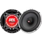 MTX AUDIO MTX TX665C Haut-parleurs voiture Coaxiaux 16,5cm 2 voies 90W RMS 4 Châssis alu Tweeters néodyme dôme soie Membrane pulpe célulose