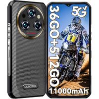5G Smartphone Robuste Oukitel WP35 Pro, 36Go (12+24) RAM /512Go ROM, 6.6" FHD+ 2.4K 11000mAh 64MP Android 14 NFC GPS Dual SIM, Or