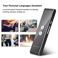 Traducteur multilingue de discours en temps réel intelligent d'interprète de poche de Bluetooth 2.4G-Eiffelshop