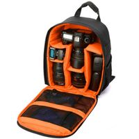 Sacs à dos Photo Bag Vidéo Camera pour D3200 Camera D3100 D5200 D7100 Petit Compact Camera Backpack - Orange
