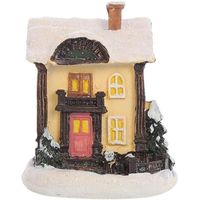 Maison de Noel Lumineuse, Decoration Noel Interieur Miniature Veilleuse Village de Noel Lumineux[494]