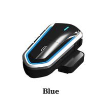 Couleur qtb35-bleu  Oreillette Bluetooth pour Moto, Appareil de Communication Étanche V4.1, Pour Casque, Kit
