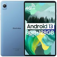 Blackview Tab 60 Tablette Tactile 8.68" Android 13 8Go+128Go-SD 1To 6050mAh 8MP+5MP PC Mode,5G WiFi,4G Dual SIM Tablette PC - Bleu