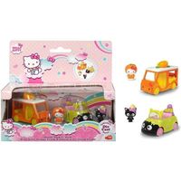 Lot de 2 figurines et véhicule Hello Kitty - DICKIE TOYS - Orange - Mixte
