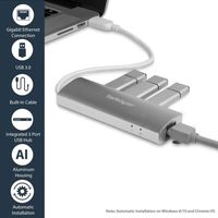 Hub USB 3.0 5Gbps portable à 3 ports avec Gigabit Ethernet - StarTech ST3300G3UA