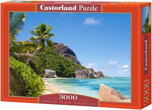 PUZZLE Puzzle Seychelles Plage Tropicale 3000 Pièces.[Z29
