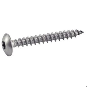 Vis bois Torx à tête plate D.4 x 70 mm Zingué jaune Boîte de 200 pcs NM