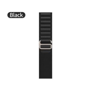 BRACELET MONTRE CONNEC. Noir 38 40 41mm-bracelet en nylon pour Apple watch