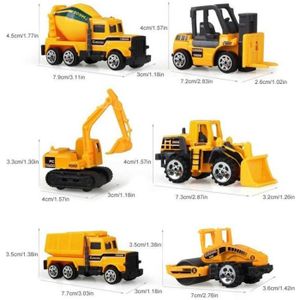 pylones véhicules de chantier accessoires de panneaux camion voiture pelleteuse TE-Trend Chantier jouets pour enfants vert kit de 19 pièces multicolore 