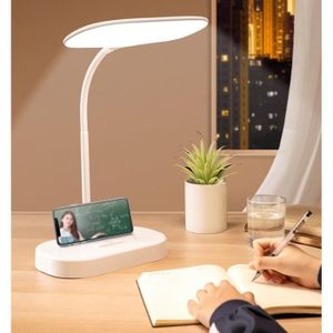 Lampe de Bureau pour Enfants Vert Zorara Lampe de Table Rechargeable USB Lampe de Chevet pour Bureau Chambre 