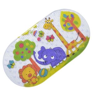 Tapis Pour Enfants Non Slip 69x40cm Tapis De Bain Bebe Avec Ventouses Massage Tapis De Baignoire Blanc Antiderapant Materiau Tpr Tapis De Douche En Caoutchouc Tapis De Salle De Bain Tapis Bebe