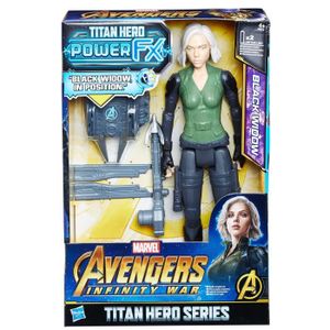 FIGURINE - PERSONNAGE Figurine d'action Marvel Titan Hero Black Widow de
