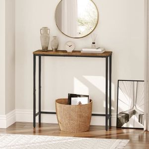 Console style contemporain acier noir aspect marbre blanc | Leroy Merlin