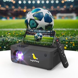 Vidéoprojecteur Videoprojecteur LaylaTang V91 Mini Projecteur -Native1080P - 5G WiFi Bluetooth - 13500 Lumen - Pour TV Stick/iOS/Android/HDMI/USB