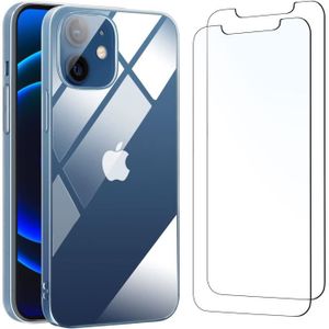 PACK 2 VERRE TREMPE PLAT IPHONE 12/12 PRO : ascendeo grossiste
