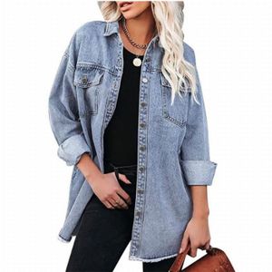 Veste jeans hotsell longue femme