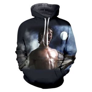 SWEAT SHIRT NOIR S M L XL XXL XXXL XXXXL LOUP ENFANT WOLF