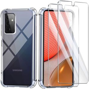 COQUE - BUMPER 2 Pack verre trempé + Coque Téléphone Pour Samsung